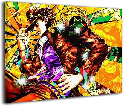 Amazon Co Jp Jojo オラ 空条承太郎 無敵 キャンバス アニメ 40x50cm 絵画 インテリア おしゃれ アートフレーム ポスター 木枠付きの完成品 アートデリ 黄変せず 変形せず 色褪せない 絵画 家の壁 装飾画 壁飾り リビングルーム 贈り物 部屋 ホーム キッチン Amazon Co Jp Jojo オラ 空条承太郎 無敵 キャンバス アニメ 40x50cm 絵画 インテリア おしゃれ アートフレーム ポスター 木枠付きの完成品 アートデリ 黄変せず 変形せず 色褪せない 絵画 家の壁 装飾画 壁飾り リビングルーム 贈り物 部屋 ホーム キッチン