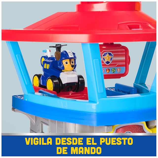 Foto 6 de 8 de Paw Patrol Patrulla Canina - Pack Escenario Aeropuerto BAHÍA Air Rescue, Coche Chase Y Figura HUMDINGER