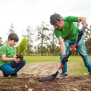 Garden Soil Sifter Collecting Tool, Sand Sifter Shovel, Gardening Sand Dirt SifterShovel, Stainless Steel Soil Sieve, Gardening SoilSifter, Mesh Potting Scoop, Ergonomic Farm Shovel