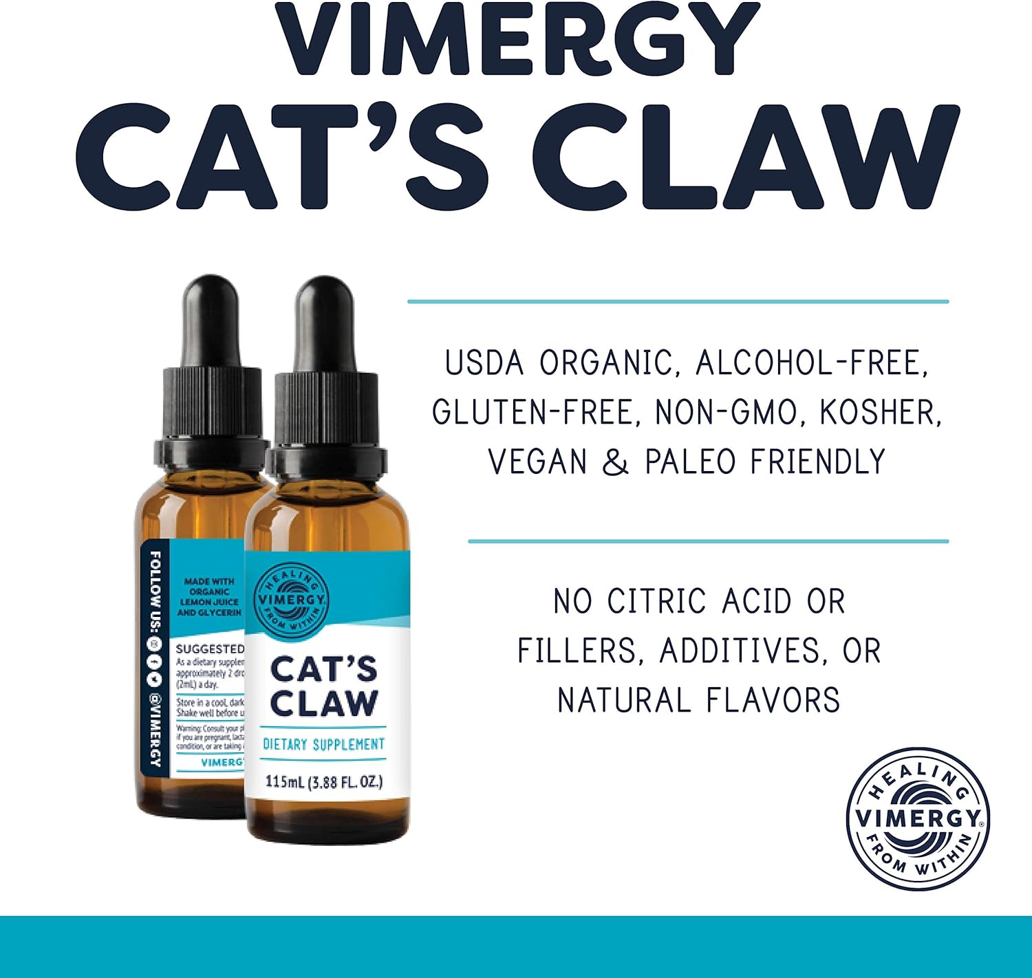 Vimergy Organic Cat’s Claw Healing with Amelia
