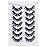 Mebver False Lashes Fake Eyelashes Cat Eye Lashes Faux Mink Lashes Natural Look 8D Fluffy Wispy Lashes That Look Like Extensions Pestaas Postizas D Curl Lash Strips 7 Pairs Pack