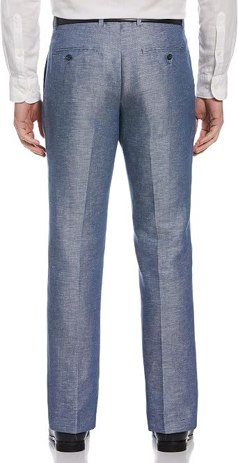 Perry Ellis Men's Modern Fit Linen Blend Pant