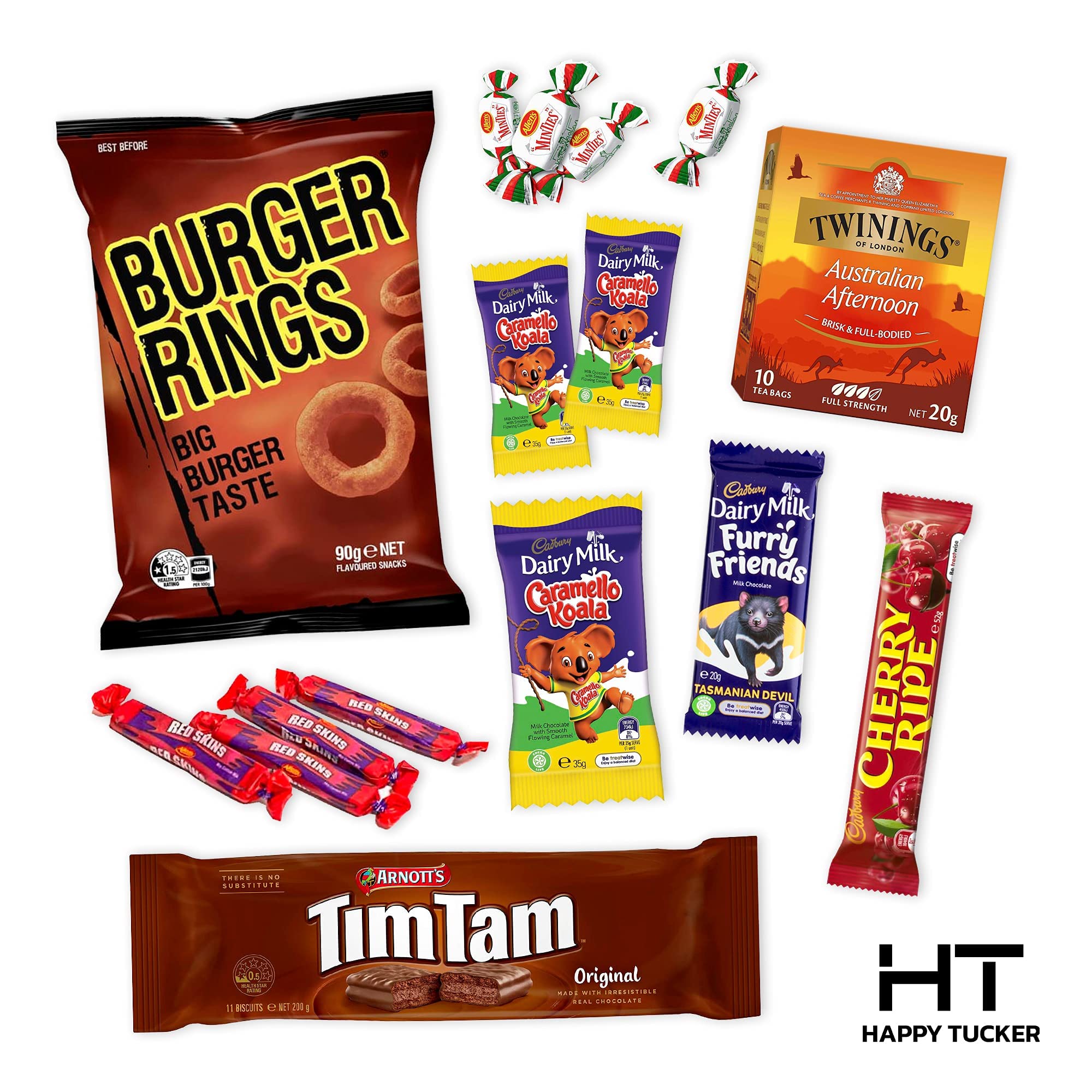 Australian Candy, Australian Snacks, Australian Care Packages Tim Tams, Cadbury, Arnotts