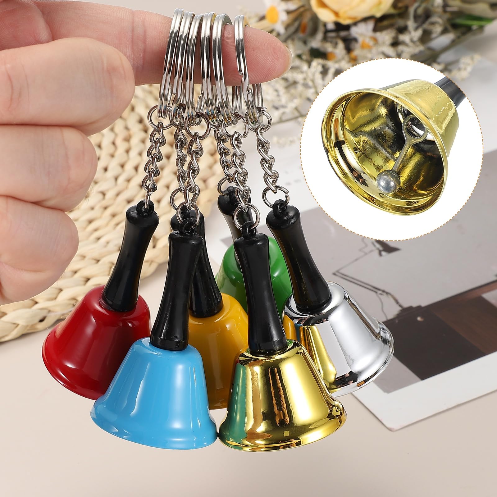 PATIKIL 4 PCS Mini Hand Bell - Image 3