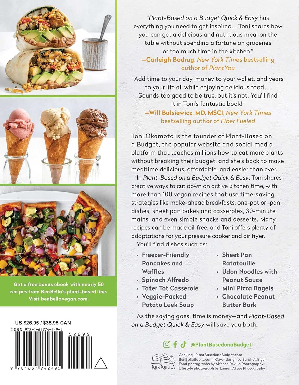 Plant-Based on a Budget Quick & Easy: 100 Fast, Healthy, Meal-Prep, Freezer-Friendly, and One-Pot Vegan Recipes - Image 2