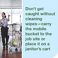 Vista 4 de Tork Everwipe Mobile Wet Wipe Buckets White, Resealable, Bucket Compatible with Everwipe Wipes Roll, 2 buckets, 192811 (10-BKT-2)