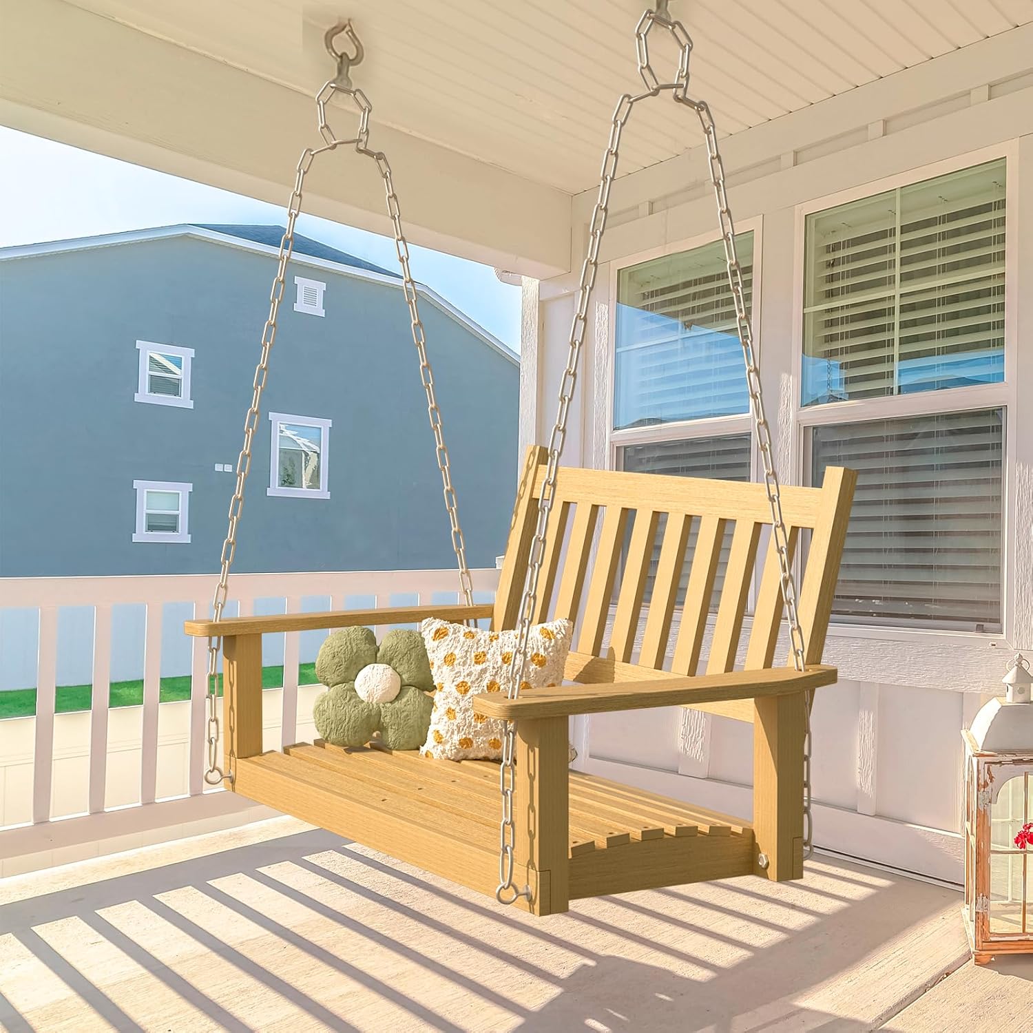 Patio Wooden Porch Swing Bench for Courtyard Nigeria Ubuy