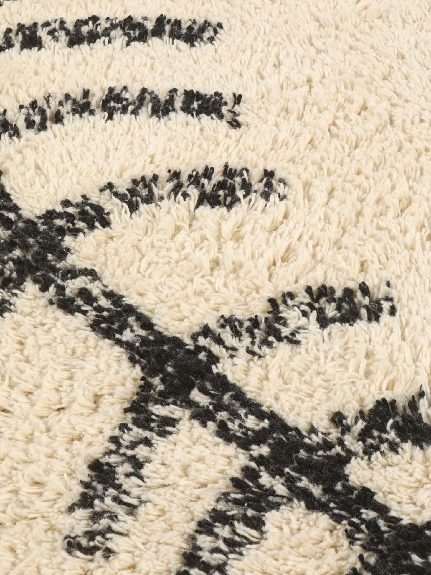 RugVista Neptun Badematte, Rechteckig, 50 x 80 cm, Natural/Schwarz