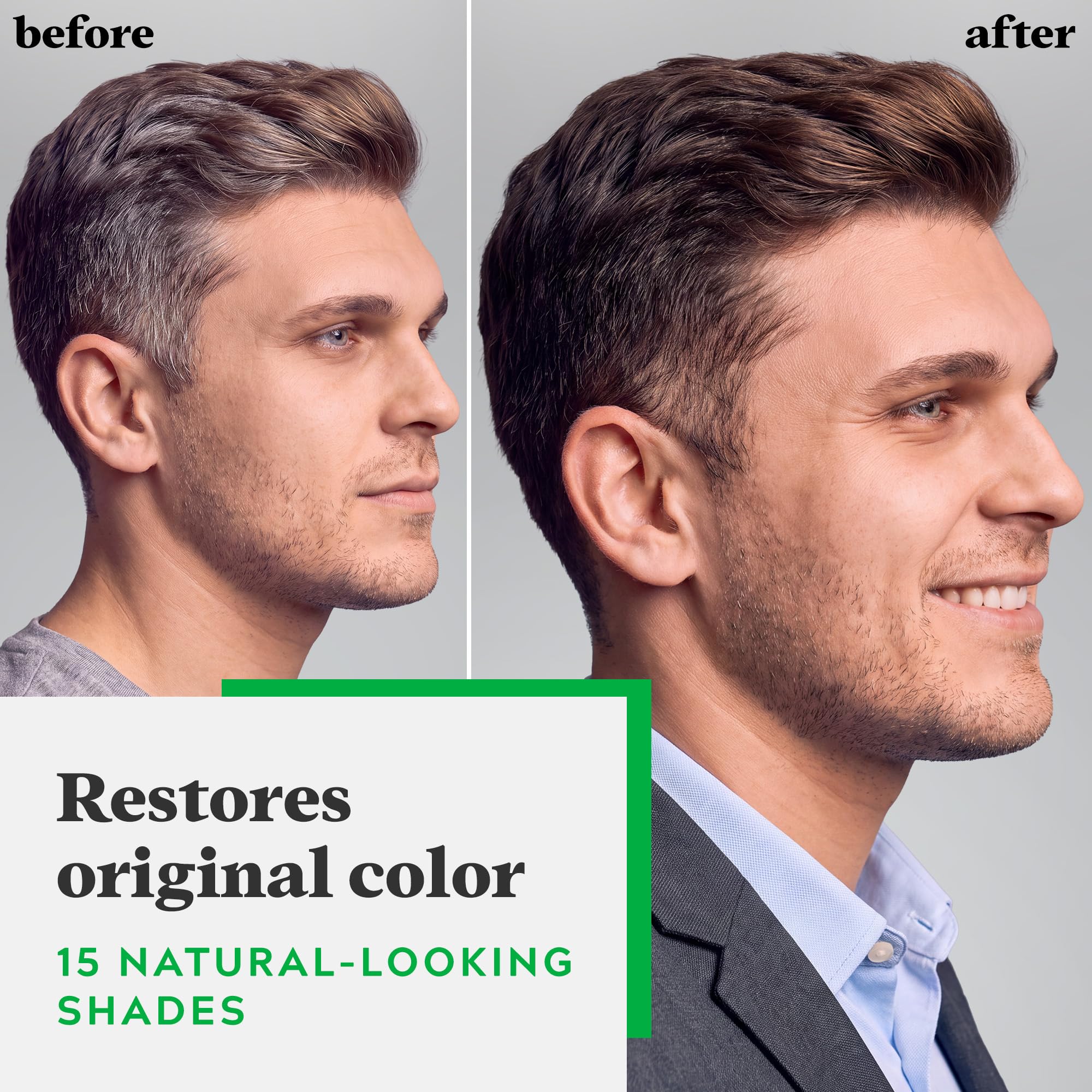 Just For Men Original Formula Men's Hair Color, Dark Brown (Pack of 3)