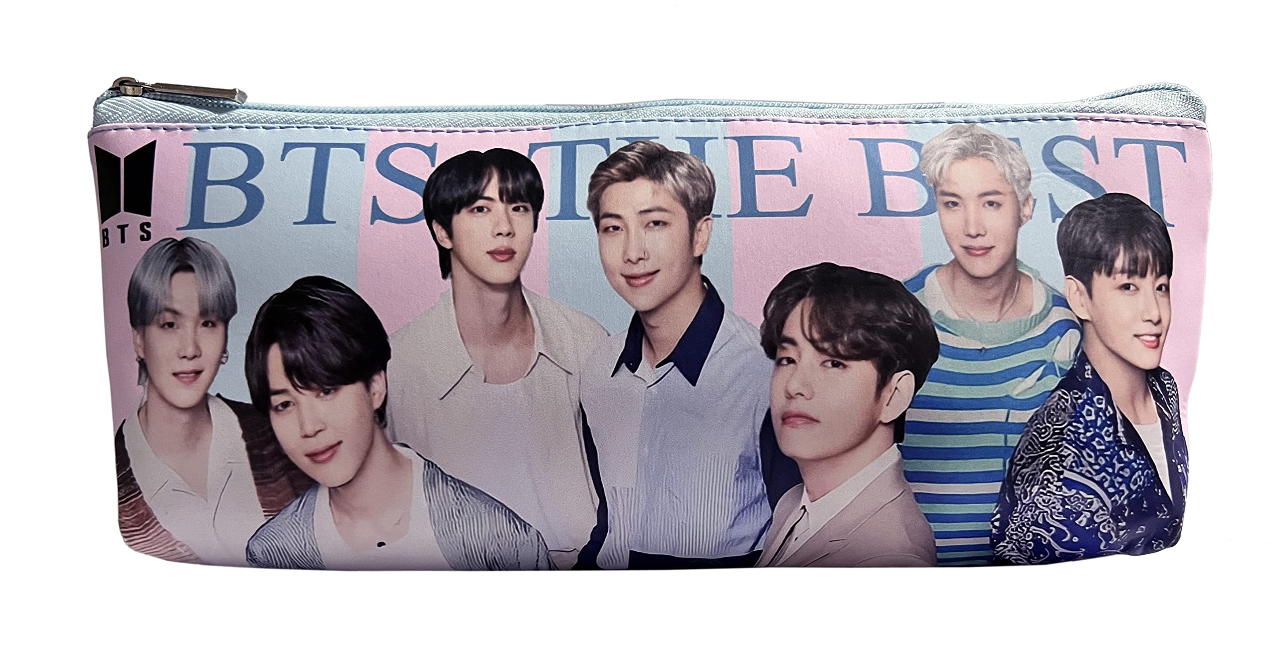 DCT ♡bts ！ Buy JIADA Leather BTS Theme Pencil Stationery Pouch - 1 Pcs,Black