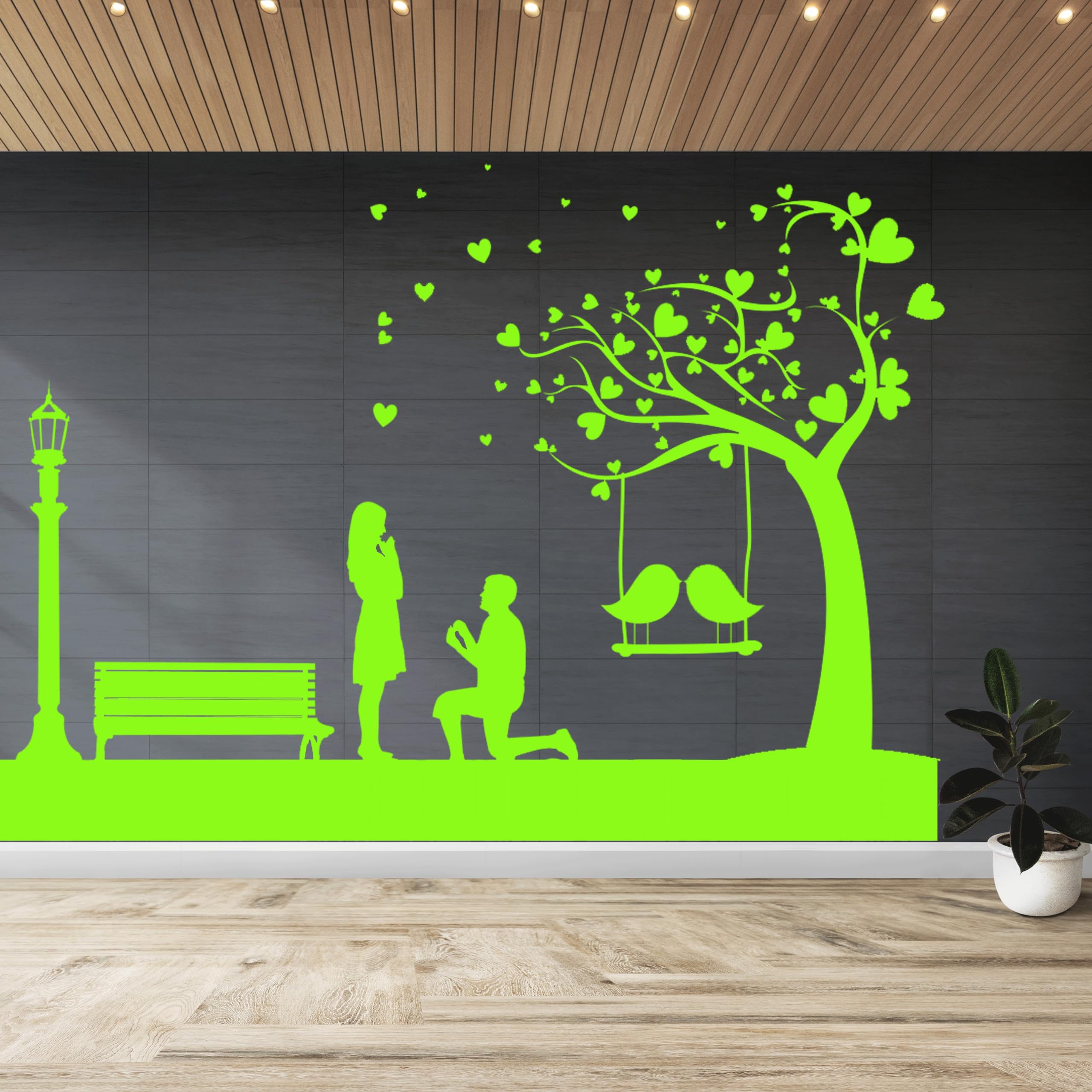 Ashamohar 29 cm Glow in The Dark Stars I Love You Boy and Girl Tree for Starry Wall Decals Self Adhesive Sticker (Pack of 1) (B0D4YLXV34) Amazon Price History, Amazon Price Tracker