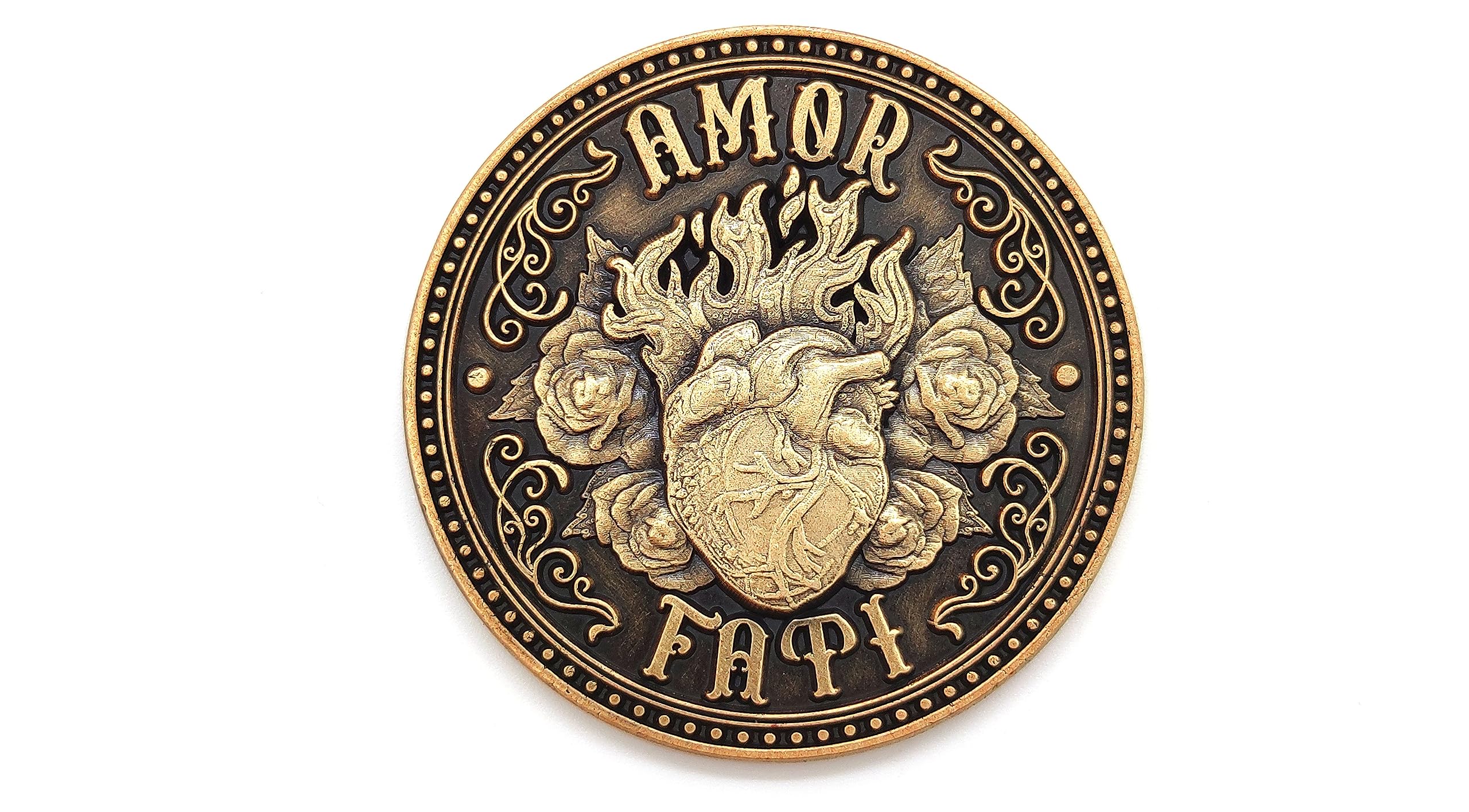Pièce Memento Mori, cadeau stoïque quotidien crâne de chauve-souris Pièce Memento Mori, cadeau stoïque quotidien crâne de chauve-souris