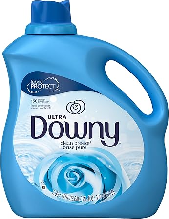 Amazon Com Ultra Downy Clean Breeze Acondicionador De Tela Liquida 129 Onzas Liquidas Paquete De 4 Salud Y Hogar