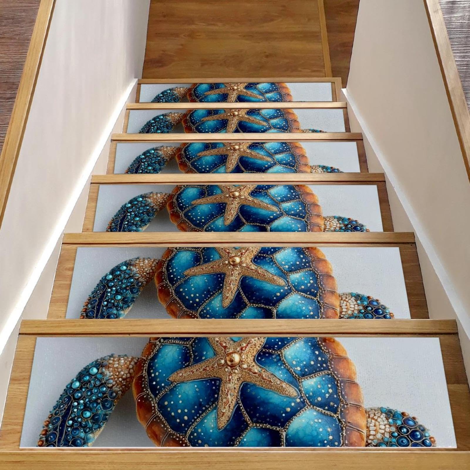 Lot de 15 tapis de marches antidérapants 76,2x20,3 cm lavables et auto-adhésifs