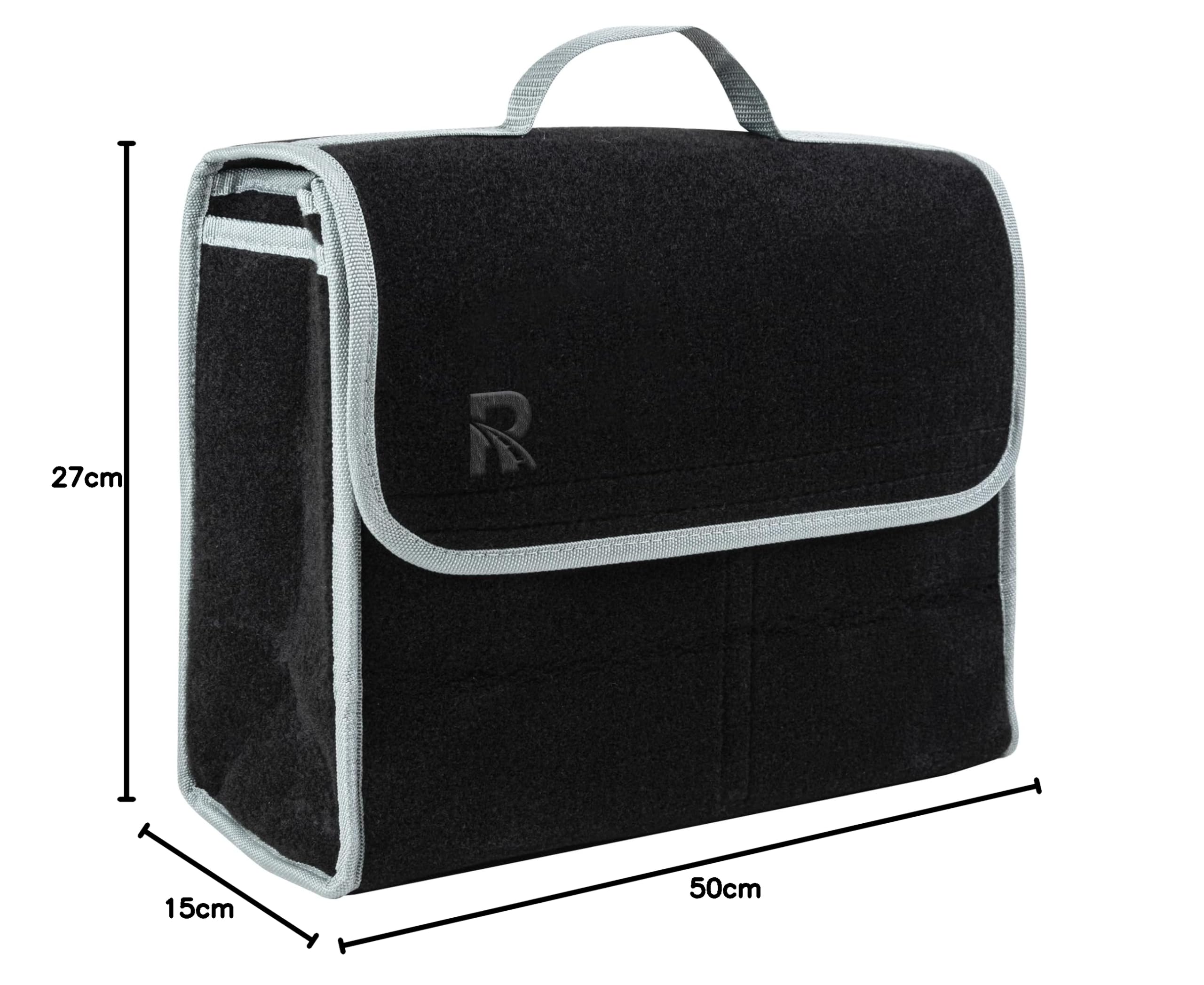 Kofferraumtasche - Faltbarer Kofferraum Organizer - Schwarz
