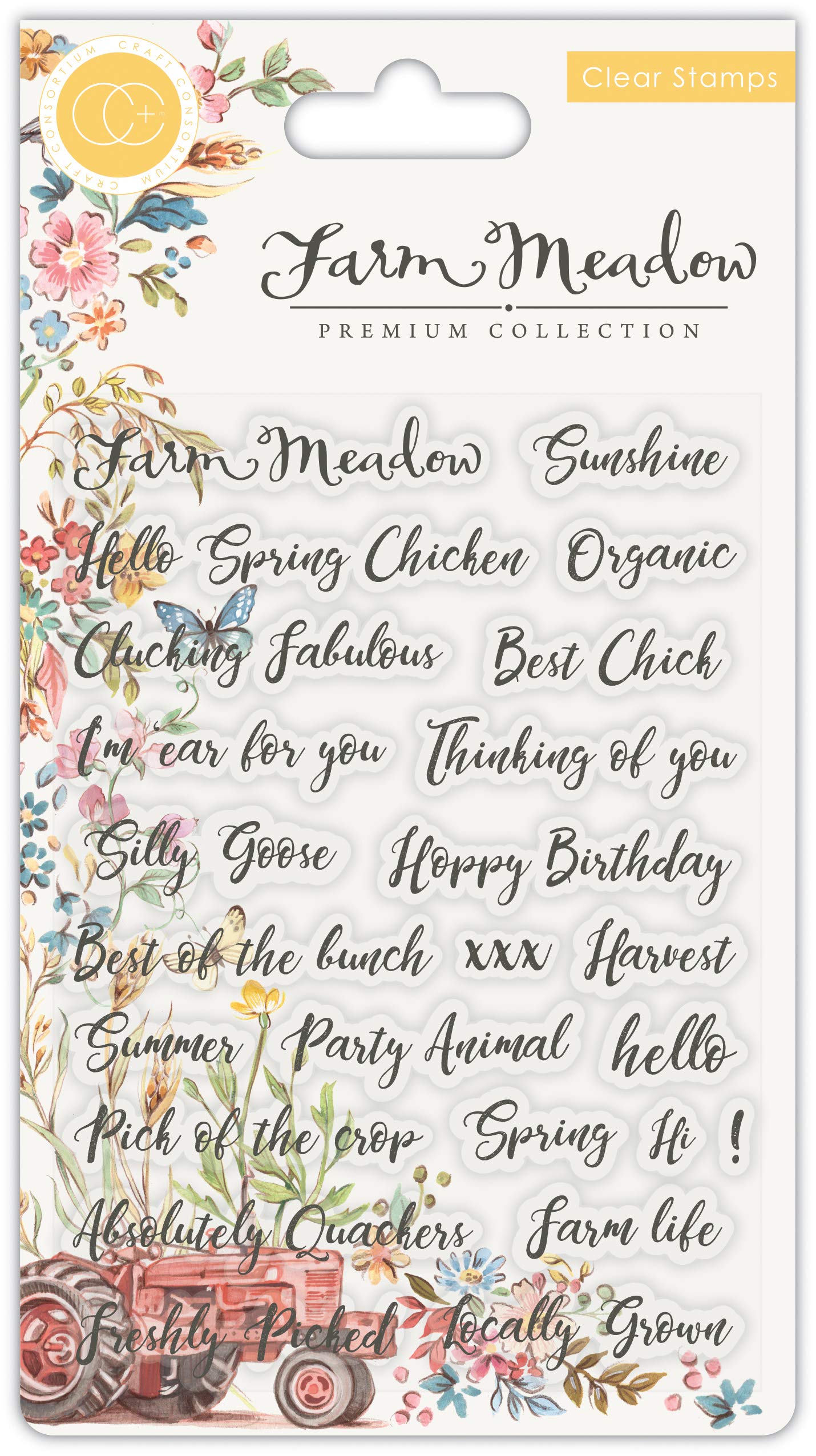 Farm Meadow - Stamp Set - Sentiments