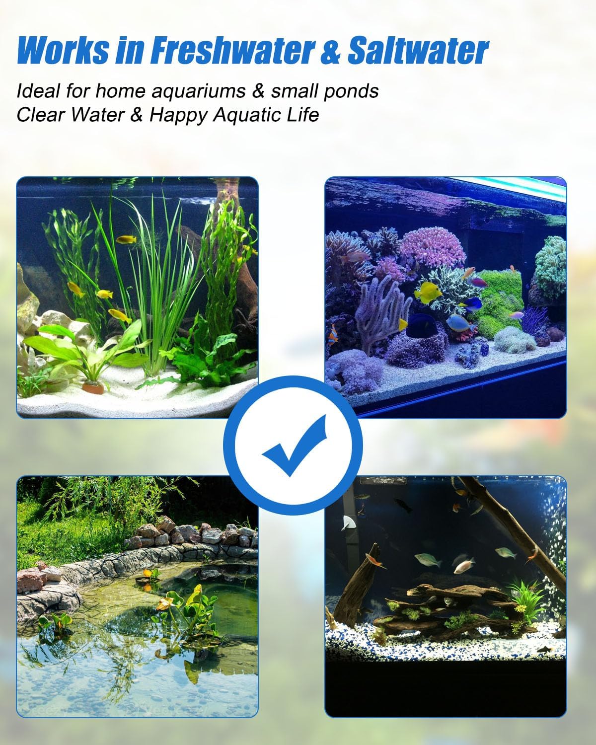 38 Pack Aquarium Filter Media Kit Fit for Fluval 406 407 Canister Filters, Includes Water Polishing Pad, Bio Foam Pad, Foam Blocks, Ceramic Rings, Activated Carbon, Filter Mesh Bag