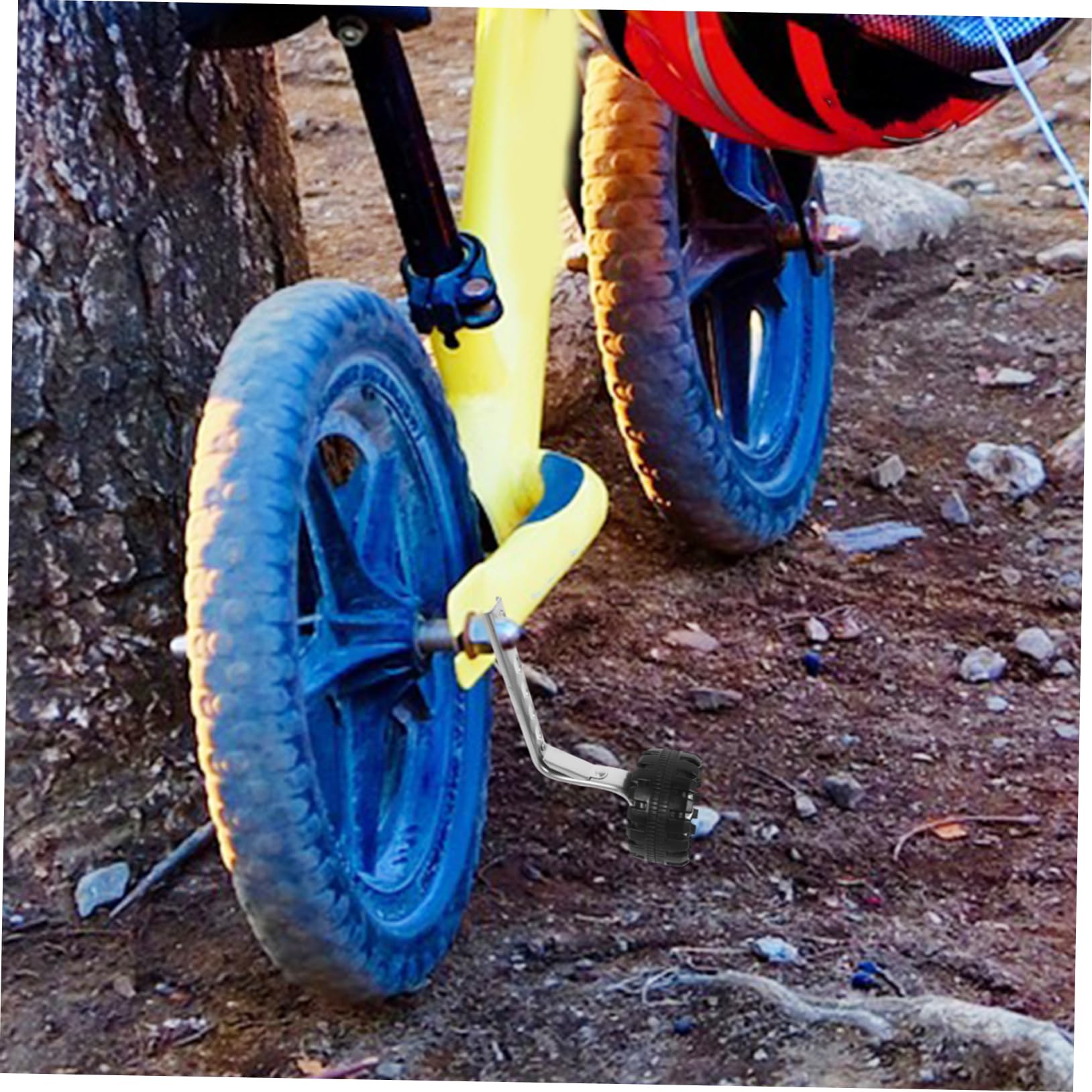 KOMBIUDA Ruedas Auxiliares Ruedines para Bicicleta Estabilizadoras Equilibrio Material Resistente para Principiantes