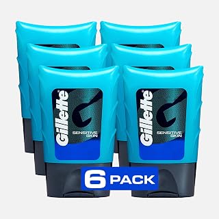 Gillette Series Sensitive Skin After Shave Gel for Men - Cools, Soothes & Refreshes, Light Masculine Fragrance, 2.5 oz Pack of 6