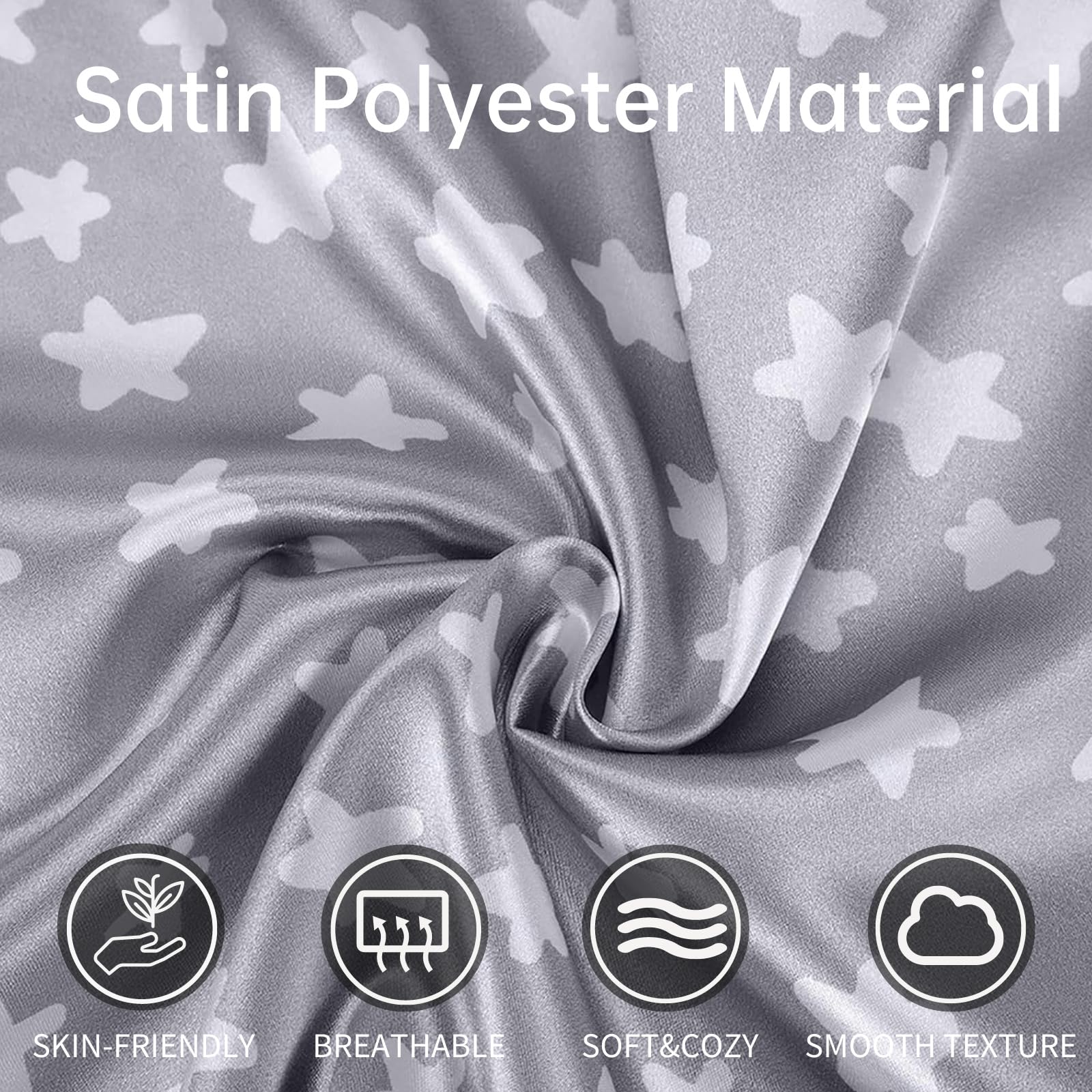 Moses Basket Sheets Set 2 Pack, Baby Bassinet Sheets for Boy and Girl - Image 2