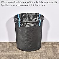 Vista 5 de MECCANIXITY Clip para cubo de basura de cocina, cesta de basura, abrazadera antideslizante, color azul, paquete de 16