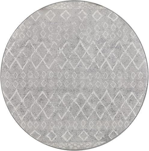 Miniatura 97 de Antep Rugs - Alfombras antideslizantes de 3 x 5 pies (antideslizante) con parte trasera de goma, de estilo antiguo, bohemio, marroquí y con pelo