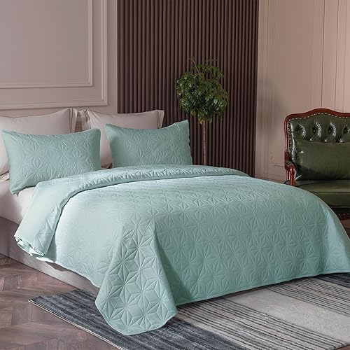 Miniatura 2 de Whale Flotilla - Juego de edredón de microfibra, ligero y acolchonado