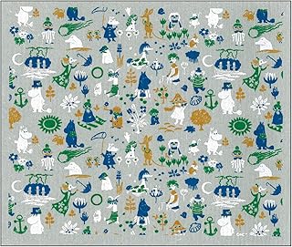 イーオクト スポンジワイプ ムーミン谷の仲間たちブルー Lサイズ グレー WX161005