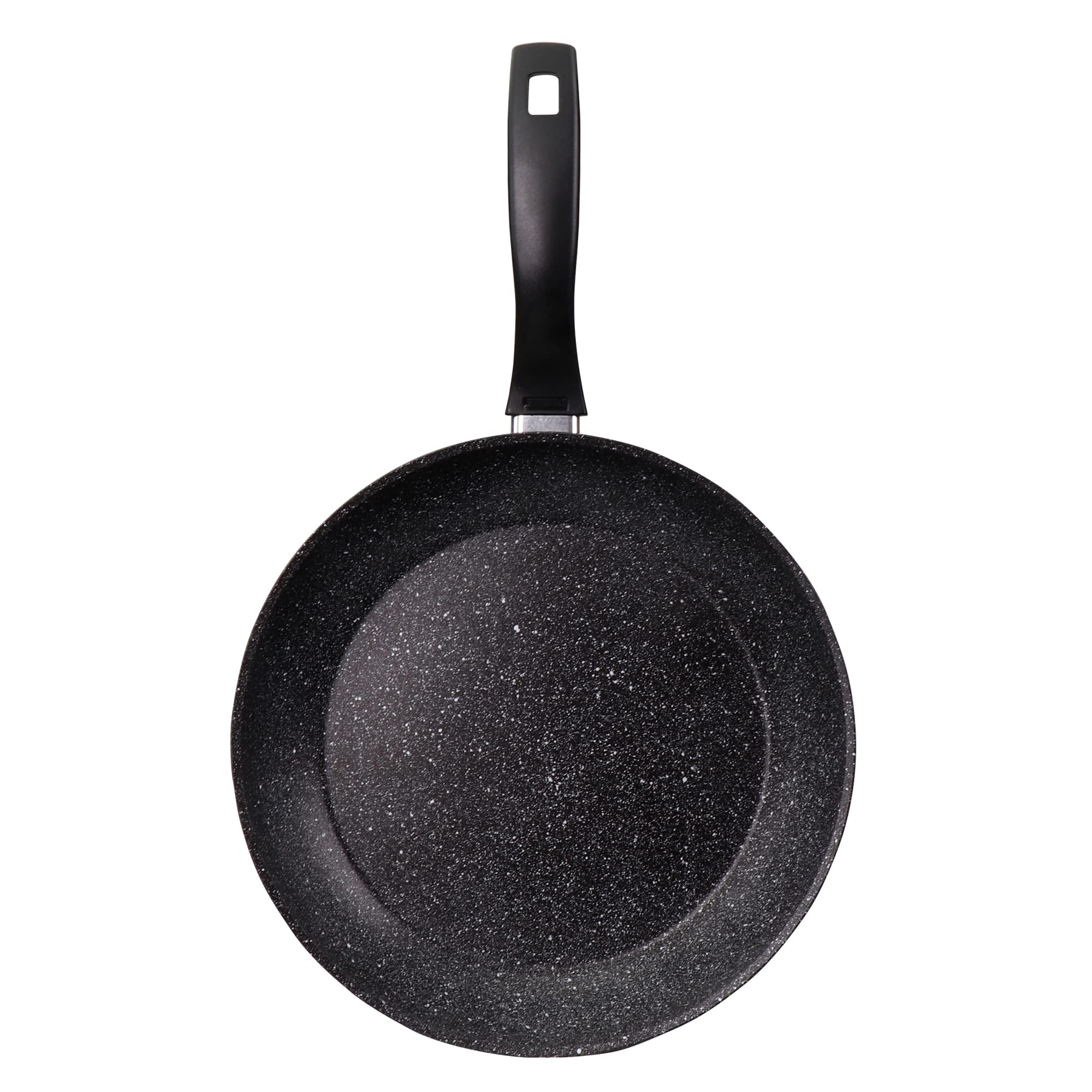 STONELINE Made in Germany Bratpfanne 28 cm, antihaft beschichtete Pfanne mit echten Steinpartikeln, alle Herdarten inkl. Induktion, Fett oder Öl freies Braten