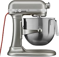 KitchenAid KSM8990CU 8-Quart Commercial Bowl-Lift Stand Mixer, 1.3 HP, NSF Certified, Contour Silver