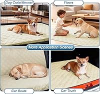 Vista 5 de hyha Manta impermeable para perro, manta reversible para mascotas, funda de sofá suave lavable para perros, funda impermeable para sofá