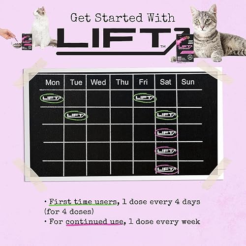 Miniatura 5 de Lift Feline - Suplemento para aliviar el dolor de la inflamación de cadera y articulaciones, vitamina para gatos, cronroitina natural con entrega