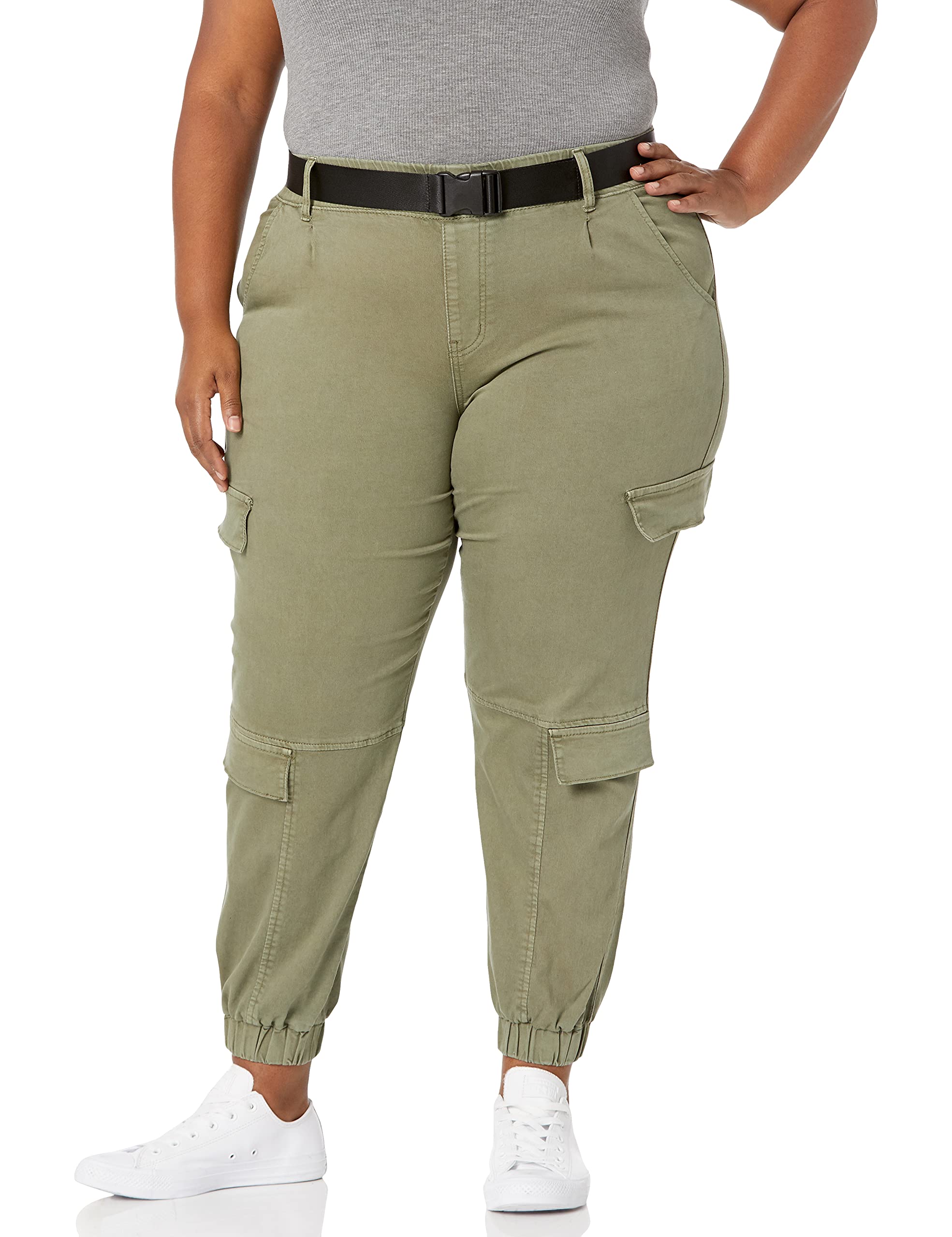 V.I.P. JEANS Cargo Pants for Women Juniors and Plus Sizes Camo Or Solids