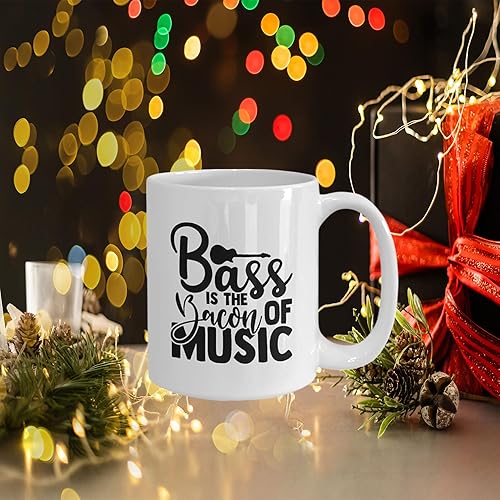 Miniatura 3 de Bass Is The Bacon Of Music mug, Music lover's gift, Bass and bacon coffee cup, Bass player's favorite mug, Birthday Christmas Gift Idea