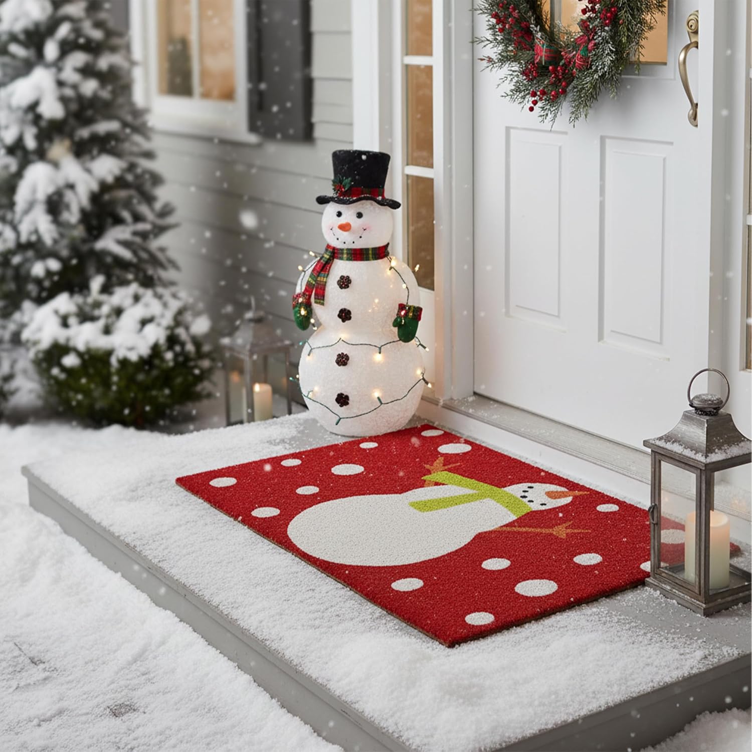 Calloway Mills 121041729R Holiday Snowman Doormat