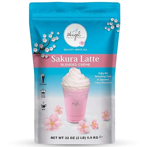 Sakura Latte Blended Crème de Angel Specialty Products 2 libras 22 porciones