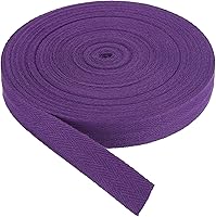 Vista 224 de PATIKIL Cinta de sarga de algodón de 1 pulgada, 50 yardas, cinta de algodón, cinta de encuadernación al bies, cinta de espiga para costura, Verde