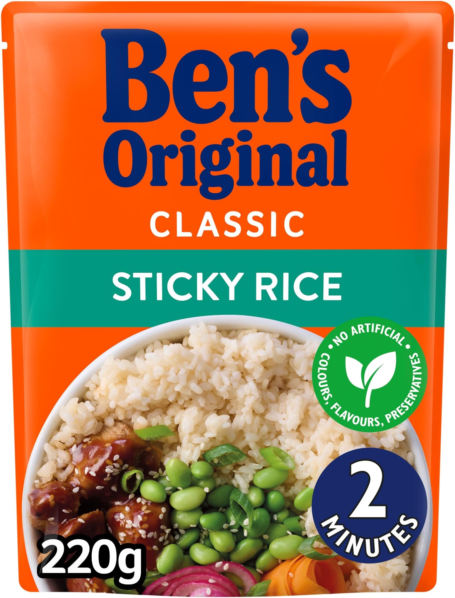 Sticky Rice Microwave Rice 220g - Serves 2