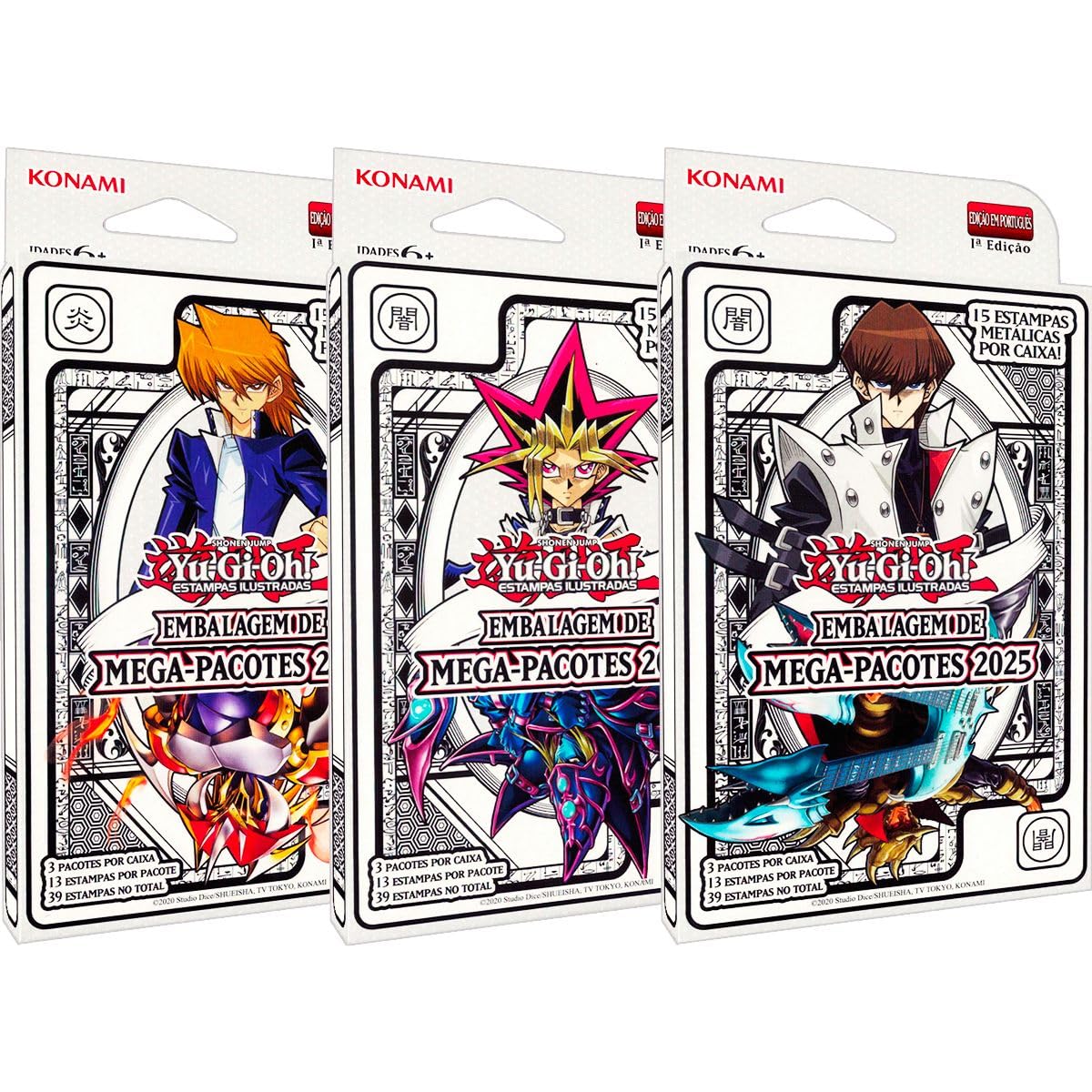 Konami YuGiOh Mega-Pacotes 2025 Tuck Box, Edição em Português, 39