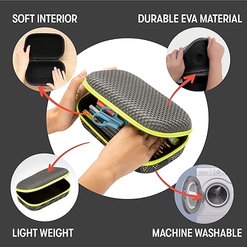 Miniatura 3 de ZIPIT Caja de lápices de malla  Estuche para lápices para la escuela  Bolsa organizadora para lápices  Estuche de lápices de gran capacidad para