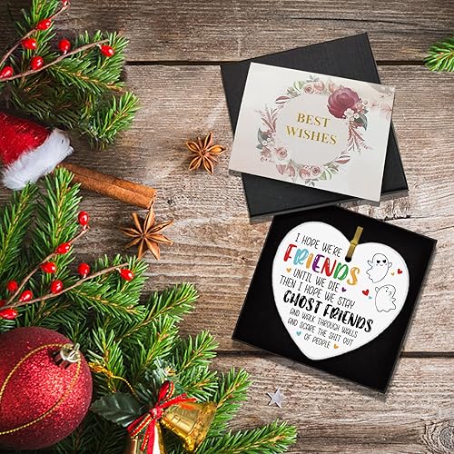 Vista 91 de REWIDPARTY Adorno de recuerdo de agradecimiento – Regalo de agradecimiento para familiares, amigos, profesores – Corazón de cerámica de 3 pulgadas