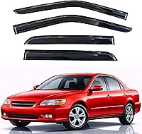 Vista 41 de KPY Moldura deflectora de viento con protección contra la lluvia compatible con GMC Terrain 2018-2023, 4 unidades, para ventana lateral, autoadhesiva