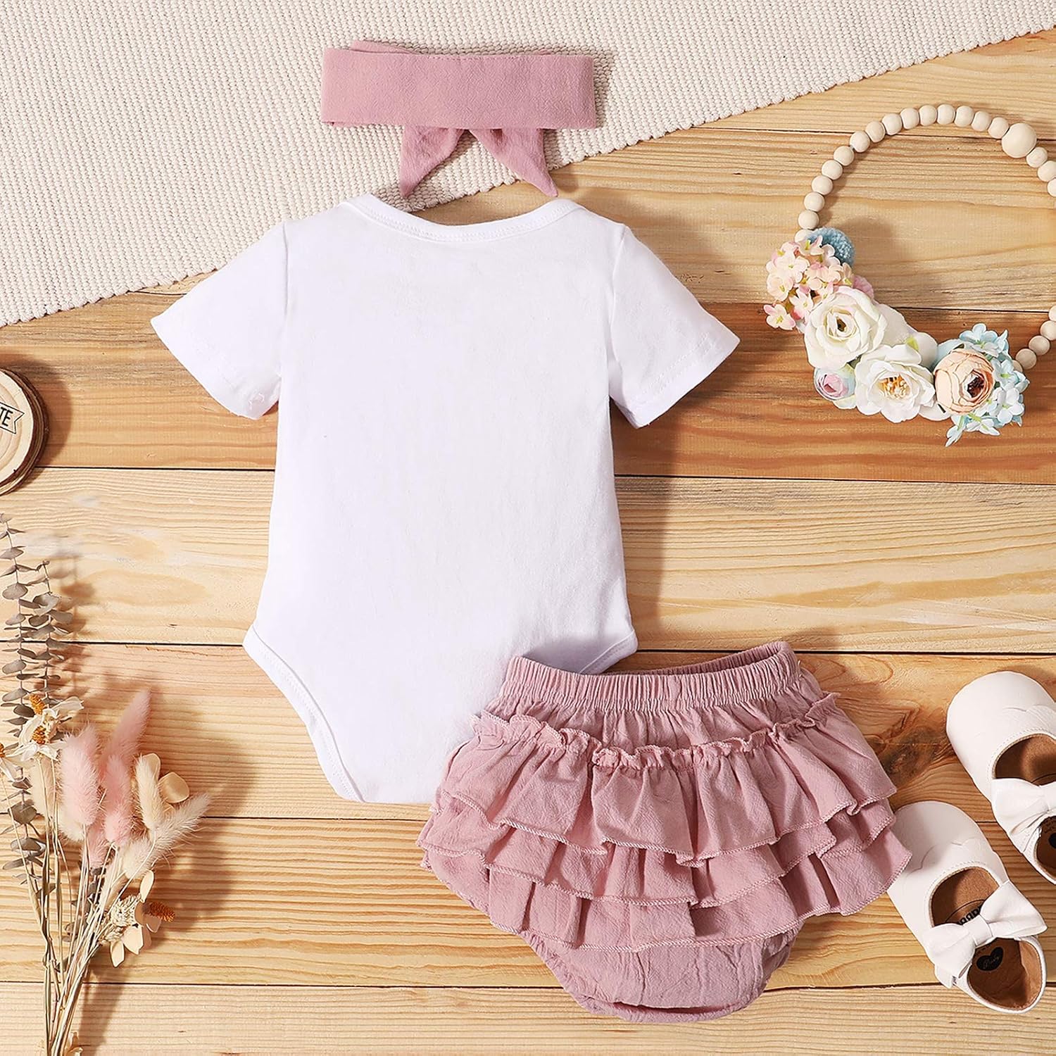 Baby Girl Clothes Stuff Newborn Infant Summer Cute Outfit 0-24 Months - Image 3