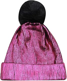 Gorro de punto unisex de algodón con estampado de colores cálidos y modernos