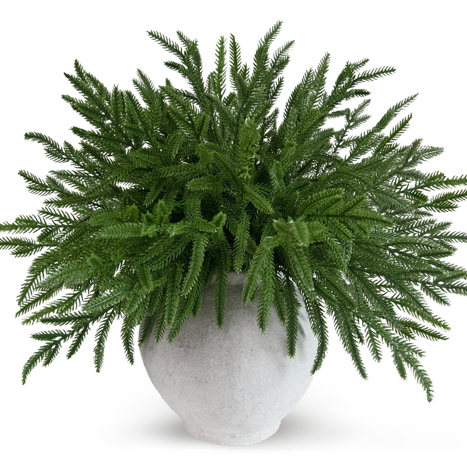Cherica 12-Piece Real Touch Norfolk Pine Branches