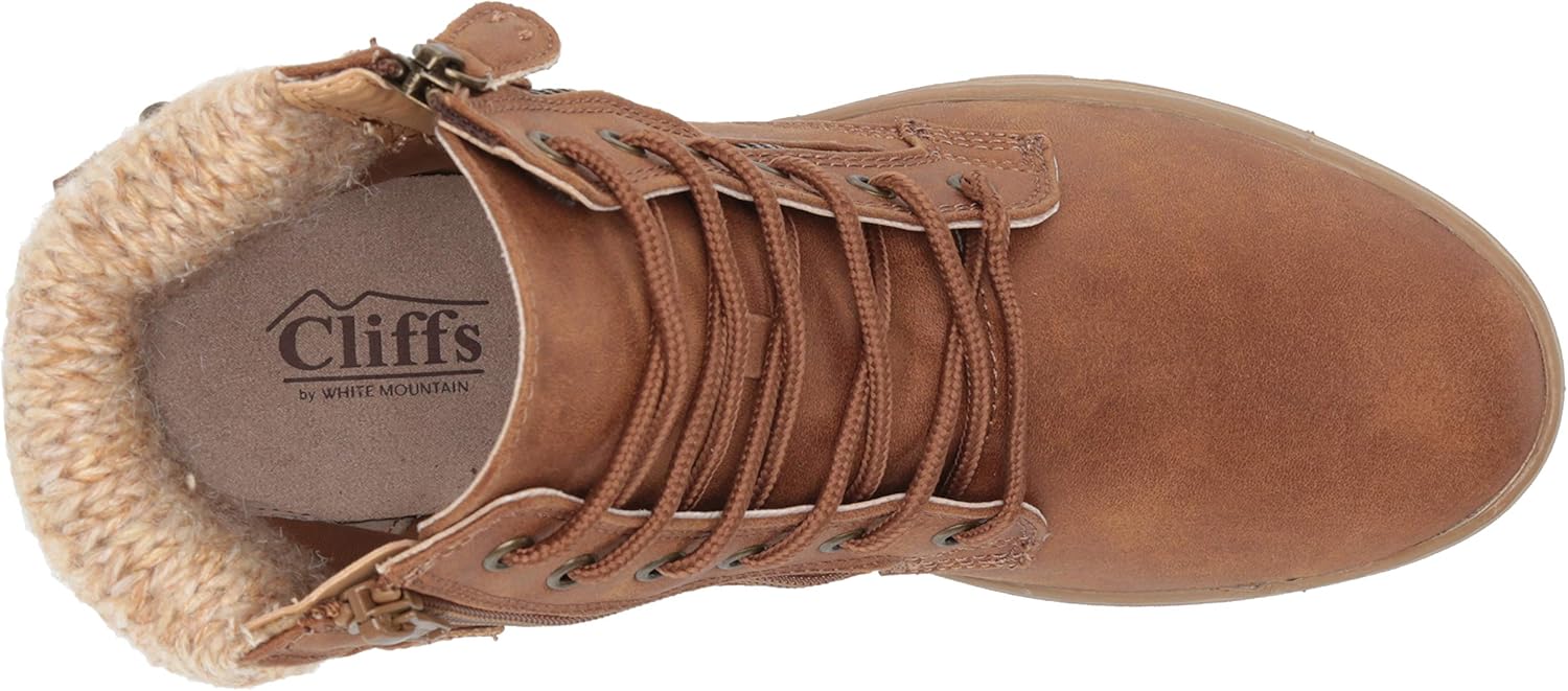 CLIFFS BY WHITE MOUNTAIN Shoes Kelsie Women's Lace-up Hiker Style Bootie