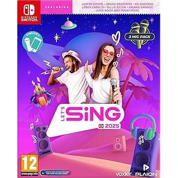 Let's Sing 2025 2 Mic Pack - UK Edition (Switch)