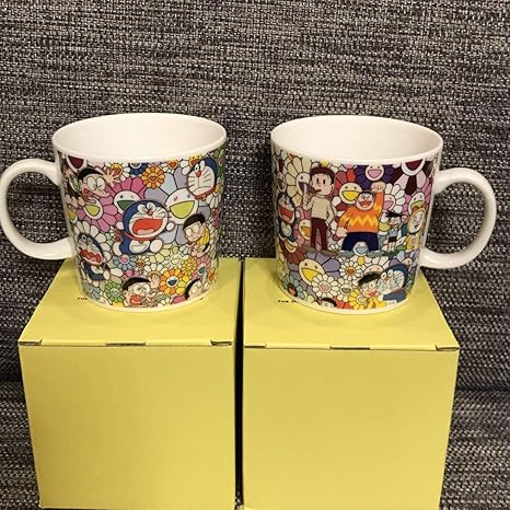Amazon Co Jp ドラえもん展 マグカップ 2個セット 村上隆 ホーム キッチン