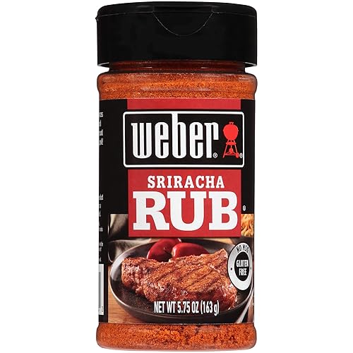 Weber Sriracha Rub, coctelera de 5.75 onzas (paquete de 6)