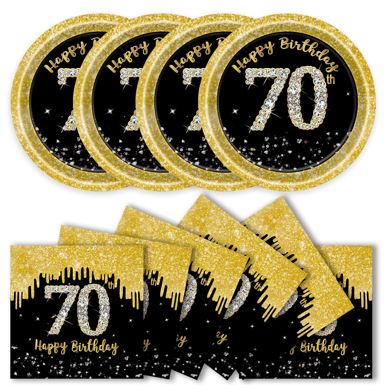 SHAMO Set Stoviglie Per Festa A Tema Videogiochi 70 Pezzi - Piatti, Tazze, Tovaglioli, Tovaglia, Palloncini, Forniture Per Compleanno Bambini E Appassionati Di Giochi